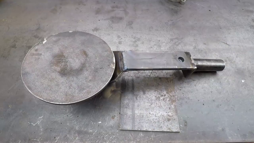 процесс изготовления самодельного станка для гибки металла шаг 15