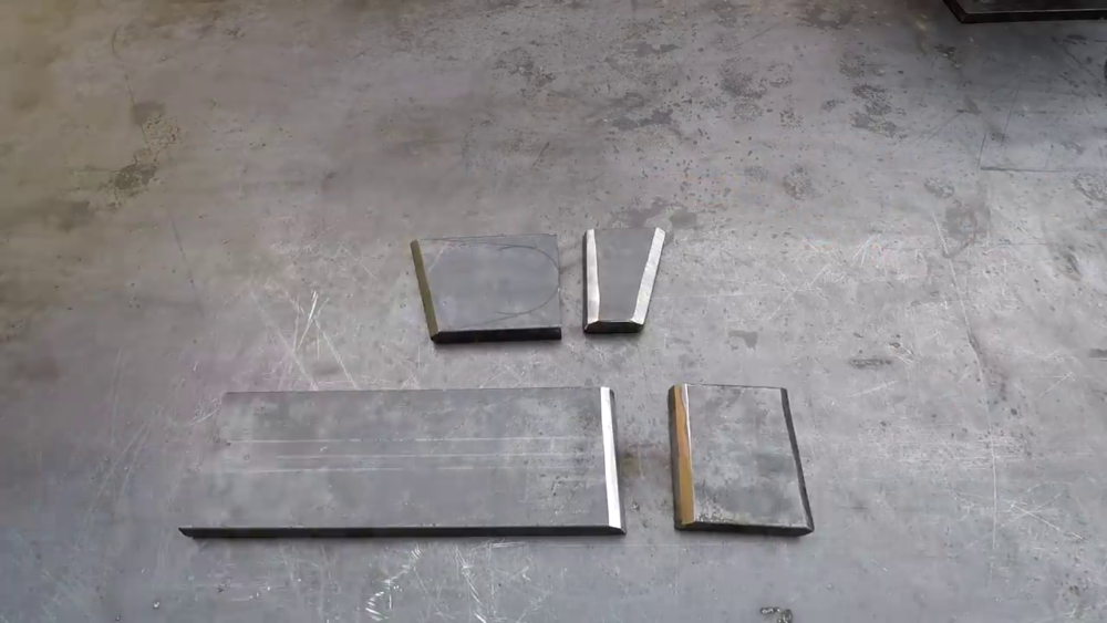 процесс изготовления самодельного станка для гибки металла шаг 18