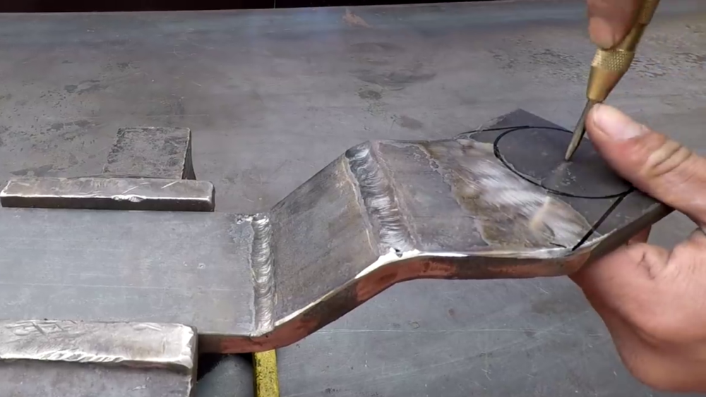 процесс изготовления самодельного станка для гибки металла шаг 20