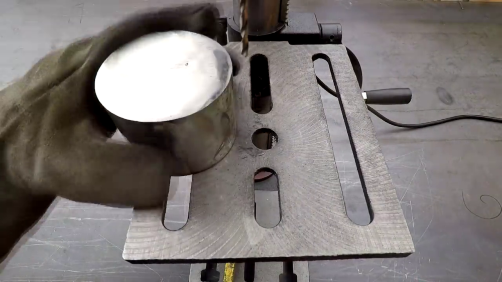 процесс изготовления самодельного станка для гибки металла шаг 33